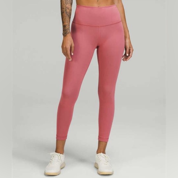 Lululemon Wunder Train High-Rise Tight 25" Brier Rose - Picture 1 of 7